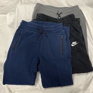 Nike Kids Sweatpants - Black, Gray, and Blue boys